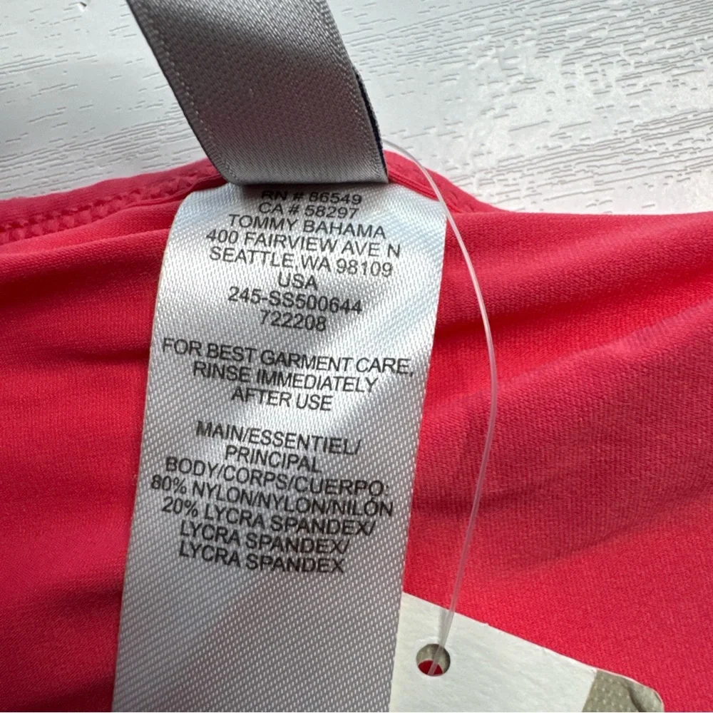 Tommy Bahama Pearl Off The Shoulder Spa Dress Womens Large Pink - Picture 10 of 15